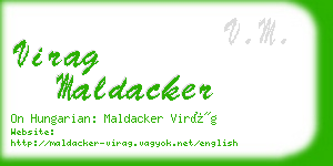 virag maldacker business card